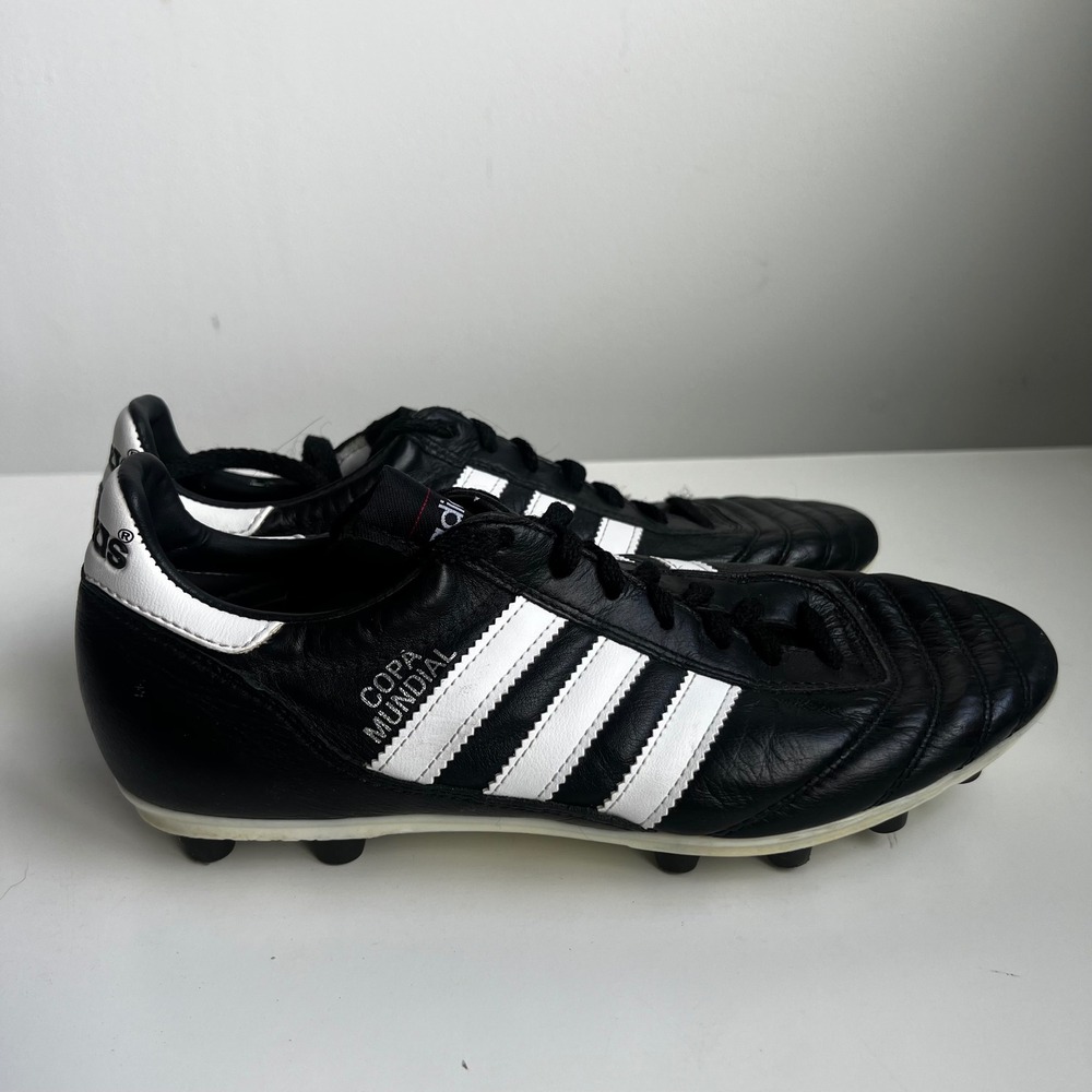 Adidas Copa Mundial Soccer Cleats Black White Mens 6.5 Made in Germany LEATHER